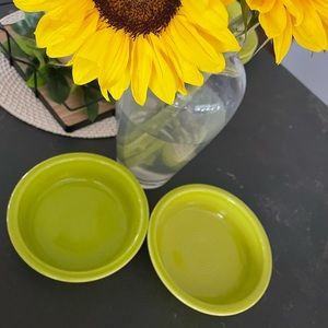 2x Lemongrass Fiestaware Salad/Cereal Bowls